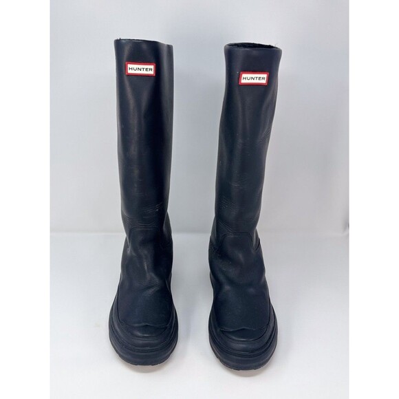 Hunter x Killing Eve Women Chasing Boots Black Leather Tall Limited Edition US 8 - Picture 2 of 8